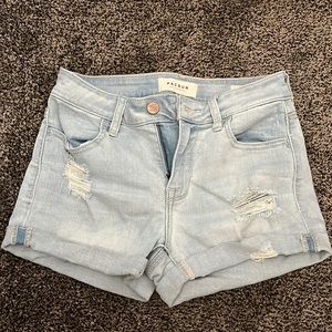 Pacsun lightwash jean shorts